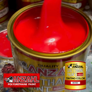 EMJ Anzahl 888 Red Pearl White and Flamingo Red Mica Urethane Paint with catalyst or without catalyst