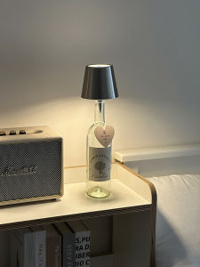 Decorative Wine Bottle Shaped Night Light with 3 Color Changing LED