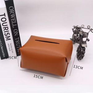 กล่องใส่ผ้าเช็ดหน้าสไตล์ยุโรป กันน้ำ สำหรับห้องนั่งเล่นและร้านอาหาร กล่องใส่ผ้าเช็ดหน้าแบบเรียบง่าย กล่องใส่ผ้าเช็ดหน้าสำหรับใช้ในบ้าน