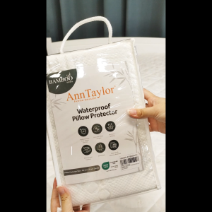 Ann Taylor Bamboo Waterproof Pillow Protector (2pcs Pack) | Soft Breathable & Long-Lasting Protection