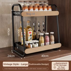 YIXUAN | Multi-functional Double-layer Spice Organizer