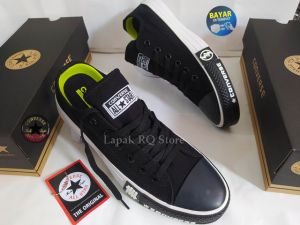 Sepatu Converse70s Chuck Taylor all star Black Converse70 CT Klasik / Sepatu Casual / Sepatu Sneakers Termurah / Sepatu Snekaers Trendi Hip Hop Fashion Style Week 2022