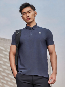 Kelme | Mens Summer Short Sleeve Polo Collar Running T-shirt