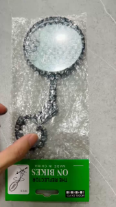 Gương chiếu hậu dành cho xe đạp thể thao chất liệu nhựa mặt gương kính 1 cái