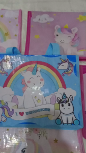 Tas Goodie Bag Ulang Tahun Karakter Anak Unicorn satuan murah bisa untuk snack box MCDY KFC