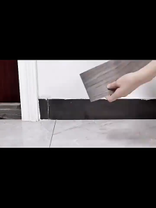 10mX10cm baseboard pvc self-adhesive wood sticker baseboard wall sticker Wall Skirting waterproofing