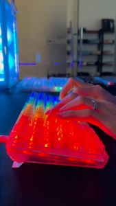 Real Mechanical Keyboard 84 Keys Acrylic Transparent Keycap RGB Wired Gaming Keyboard