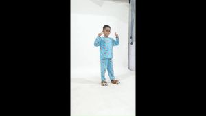 Kiminori MAHA.PP Setelan Piyama Anak Lengan Panjang