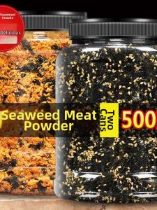 No Additive Calcium-rich Seaweed and Sesame Meat Floss Powder