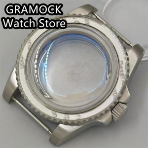BLIGER 40mm SUB Mens Stainless Steel Watch Case Blue AR Domed Glass Case Modified Fit NH34 NH35 NH36 ETA2824 PT5000 Movement