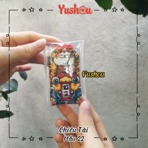 Móc Khóa Yushou Tiền Tài - Trâu Phát Tài (Kiểu Omamori) Có sẵn