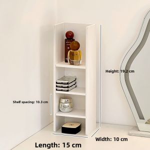Elegant Makeup Desk Organizer Shelf Skincare Product Layered Storage Rack Beauty Counter Top Cosmetic Holder China Made