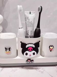 Cartoon Bathroom Accessories Set for Boys And Girls Toothbrush Cup Holder Washing Cup Cute Design Home Use Dental Care Tools