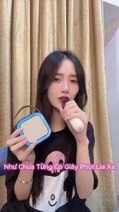 [ BỘ LOA KÈM 2 MICRO ] Loa Nghe Nhạc Kèm hát Karaoke Không Dây K12 Nhiều Màu Âm Thanh Cực Chất Kèm Đèn Led