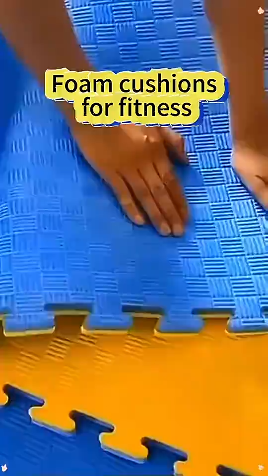 1m×1m EVA Rubber mat puzzle Foam Floor Mat 2.5CM Puzzle Yoga Fitness Floor Creeping Foam