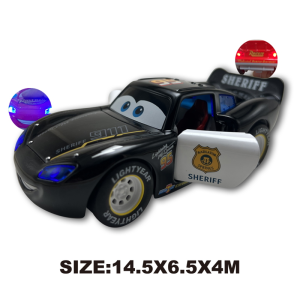 Cars Disney Pixar Cars Light Music Alloy Lightning McQueen Mater Sheriff Pullback Car Drive Racing Car Toys Kids Christmas Gift