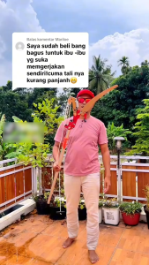 Tree Pruner / Gunting Pemetik Buah Tinggi / Peralatan Berkebun / Adjustable Telescopic Alat Potong / Saw Dahan Plus Tali Tarik Potong Dahan Ranting Multifungsi
