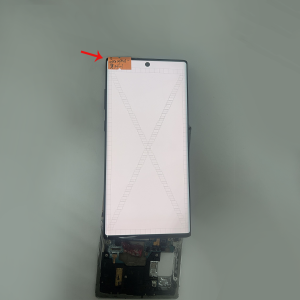Single sale Super AMOLED LCD For Samsung Note 10 Plus LCD Touch Screen Digitizer Line point For Note10 Plus LCD With Frame