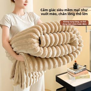 JIFANPAUL | Chăn Lông Cừu Dày cho Sofa Giường Ngủ Trưa Văn Phòng