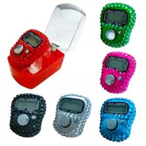 Tasbih Digital Swarovski Permata With Kotak Mika