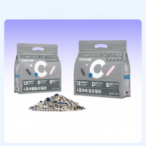 Cator | Odor Control Activated Carbon Dust Free Clay & Tofu Cat Litter 1.5mm
