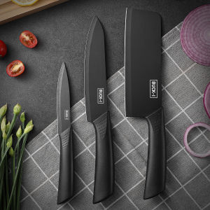 3pcs-set Stainless Steel kitchen knives household fruit knives and tool sets cutting knives with knife covers