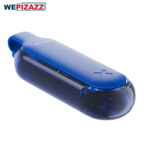 Pill Dispenser BPA-Free 4 Compartments Travel Medicine Organizer Case with Slide Open 4-Times-a-Day Vitamins Supplements Holder