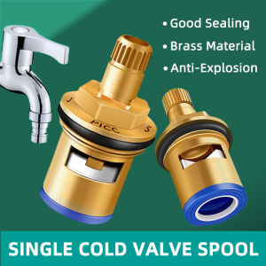 Bath Kitchen Quick Open Faucet Replacement Valve Cartridge Brass Faucet Valve Core For Single Cold Faucet Faucets Accessories