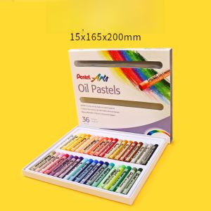 Pentel Washable Non-Messy Oil Pastels Set for Kids 12 25 36 Colors Drawing Paint Sticks Set for Kindergarten And Primary School Students