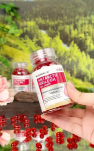 Local Stock Norwegian HALAL High-Quality antarctic Krill Oil For Middle-Aged And Elderly People Antarctic Krill fish Oil Gel Candy astaxanthin supplement minyak krill antartika original 1000mg 2000mg南极磷虾油糖果 COD