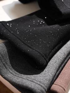 Quần Ống Loe Dày Lót Lông Cừu Cho Bé Gái Mùa Đông 2024 Quần Dài Thường Ngày Phong Cách Hàn Quốc Thời Trang Cho Trẻ Em