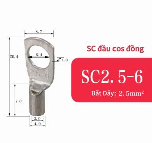 COS SC đồng mạ kẽmđầu nối dây điệnphụ tùng phụ kiện thiết bị điện