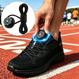 Fashion Swivel Buckle Laces Automatic Shoelace Without ties Kids Adult Sneakers No Tie Shoe laces Shoe accessories 1Pair/2Pair