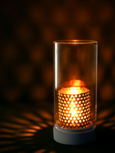 Modern Minimalist Cement Glass Candlestick Windproof Home Decoration Dinner Candle Light Creative Indoor Tabletop Ornament