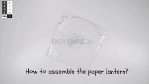 Beautiful DIY Chinese Paper Round Lantern - (1 Piece) 15cm (6Inch) OR 20cm (8Inch) - Eco-Friendly, Perfect for Party Wedding and Home Decor