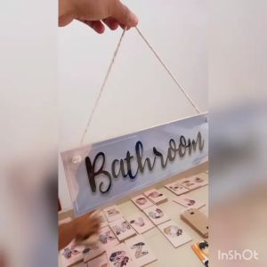 Hiasan dinding gantung tali macrame custom nama Hiasan Gantung / Hiasan Pintu Rumah / Hiasan Pintu Kamar wall decor