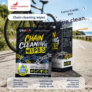 Bicycle Chain Efficient Cleaning Wipes Mountain Bike Road Bike Portable Maintenance Tools Cycling Equipment Spare Parts