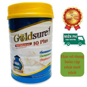 Sữa bột Goldsure IQ Plus - thích hợp cho trẻ từ 1-10 tuổi (lon thiếc 900g) date mới hàng chính hãng.