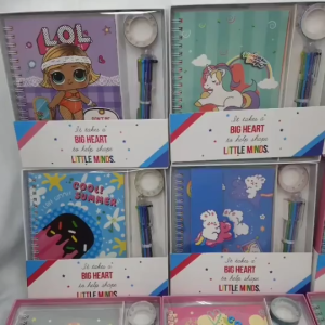 【🇸🇬 READY STOCK】Notebook Gift Set Notebook Ledger Set Gift Box Notepad Travel Notebook Cute Cartoon Astronaut Coloring Page Childrens Gift Bag Gift