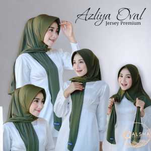 azliyah oval alsha segitiga instan pet busa oval Jersey premium
