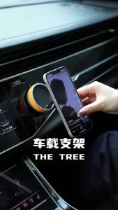 Vacuum Suction Magnetic Phone Holder with 360 Degree Rotation Handsfree Magnetic Phone Holder Mount for Car/Smooth SurfaceFoldable and Retractable Phone Holder for All Phones