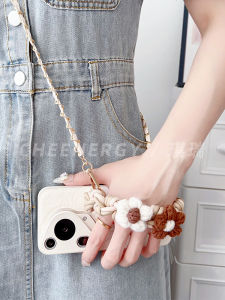 Cheenergy Woven Bracelet Phone Case for Huawei Pura70 Ultra Full Cover Protection Crossbody Lens Holder Stand Anti-Fall