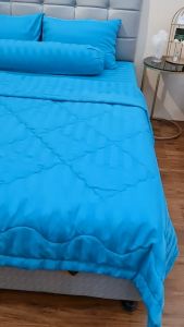 💎MÃ MÀU MỚI💎 Bộ Chăn Ga Gối Cotton Lụa Khách Sạn Sọc Vân Nổi 3F Cao Cấp Sang Trọng Mát Mềm Mịn _ Nemtot Bedding