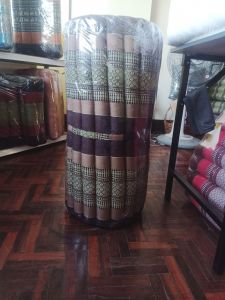 ที่นอนนุ่น ที่นอนระนาด  ที่นอนขิด เบาะขิด เบาะนอน เบาะโยคะ roll floor yoga mattress