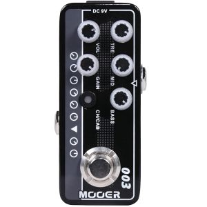 Mooer | MOOER 003 Guitar Effect Pedal Power-Zone Digital Preamp Micro Dual Channel Đa Năng Núm Điều Khiển Phần Guitar Điện