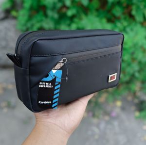 Handbag Waterproof Quality | Handbag Pria Waterproof Merk DM | Clutch Pria PREMIUM Bahan Balon Super | Tas Tangan Pria Selempang Multifungsi