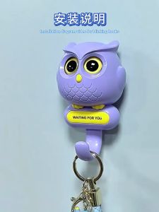 1pcs Creative Blink Chick Hook Cute Seamless Dormitory Bedroom Door Hangers Hooks Key Decoration