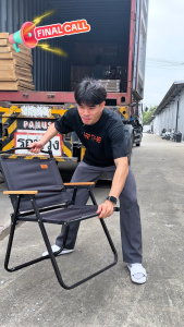 Thaitao （1 Free 1）เก้าอี้แคมป์ปิ้ง เก้าอี้พับได้ ปิคนิคกลางแจ้ง campingเก้าอี้สนามพกพา ขาตั้งอลูมิเนียม รับน้ำหนักได้ 130กก