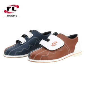 Leather Material Rentable Bowling Shoes