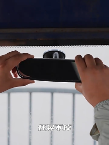 Suction Cup Rear View Mirror Motorcycle Electric Tricycle Car 360° Rotating Anti Scratch Cermin Elektrik